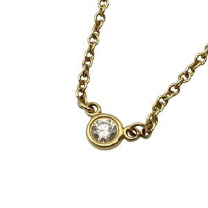 TIFFANY&Co. By The Yard - 18K Yellow Gold Diamond Necklace 593-081625